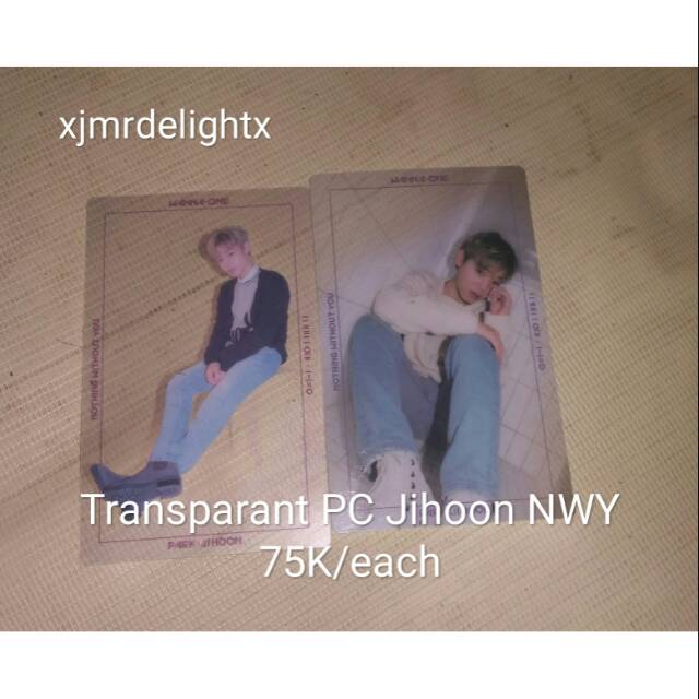 WANNAONE PHOTCARD PARK JIHOON