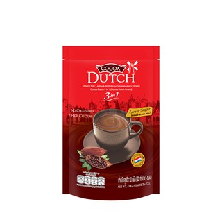 ✅ Cocoa Dutch 3 in 1 บรรจุ 5 ซอง (22g x 5 ซอง) โกโก้ดัทช์ พร้อมชง 3 อิน 1 สูตรน้ำตาลน้อย