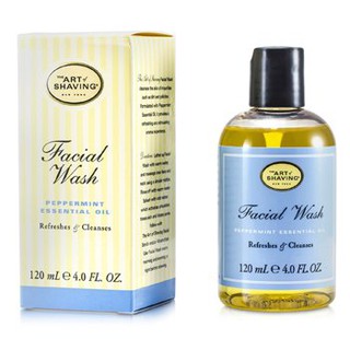 THE ART OF SHAVING Facial Wash - Peppermint Essential Oil (For Sensitive Skin) Size: 120ml/4oz