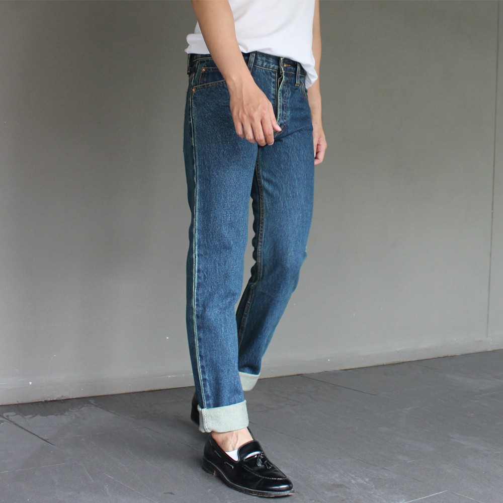 Golden Zebra Jeans กางเกงยีนส์ชายไซส์เล็กไซส์ใหญ่ผ้าไม่ยืดขากระบอกเล็ก(size28-40)