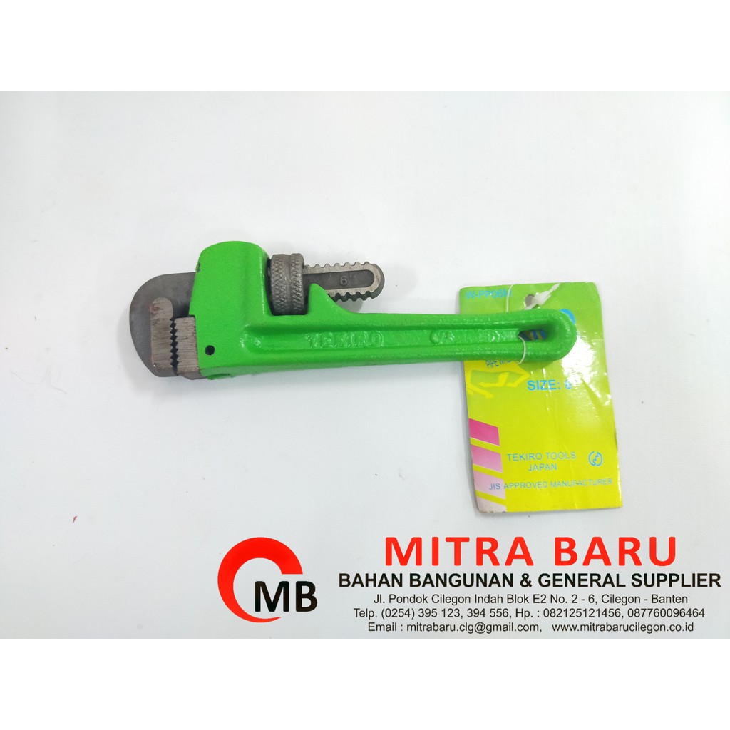 6 INCH PIPE WRENCH - TEKIRO PIPE WRENCH WR-PP0287
