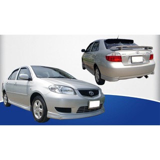 ชุดแต่งลิ้นเสริมรอบคัน ทรงศูนย์ ( OEM )  Toyota Vios ปี 2002-2006