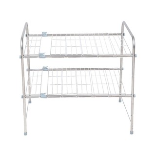 ชั้นวางของใต้ซิงค์ 2 ชั้น ปรับระยะ SR343  KITCHEN RACK STAINLESS 2TIER SR343