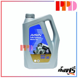 AISIN ไอชิน ไอซิน น้ำมันเครื่องเบนซิน GREEN TECH+ 4 ลิตร 5W-30 (รหัสสินค้า ESFNP0534P)