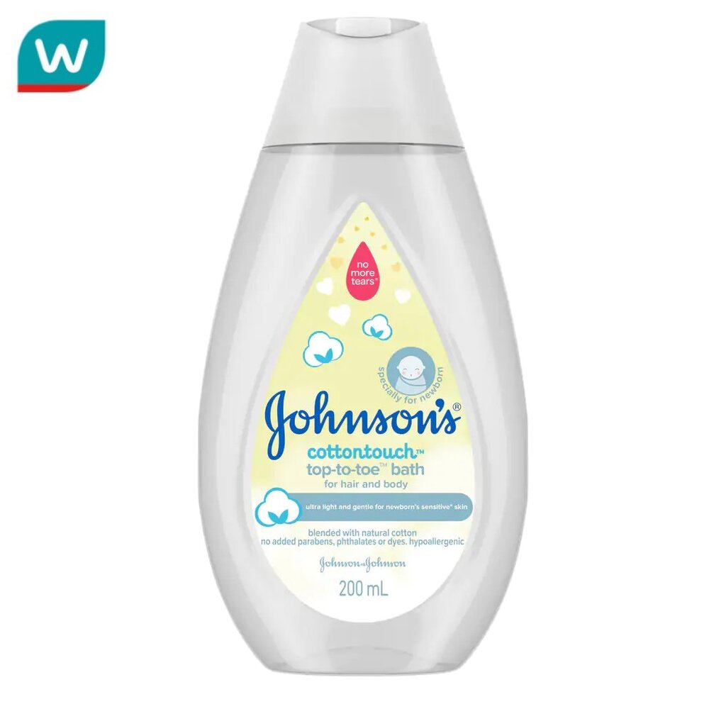 Johnson's จอห์นสัน เบบี้ อาบน้ำ คอตตอน ทัช 200 มล.