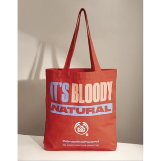 พร้อมส่ง The body shop Its loody natural tote bag