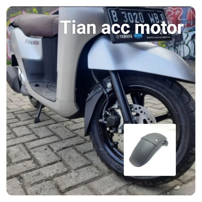 Yamaha FAZZIO 125 เชื่อมต่อบังโคลนหน้า mudflap