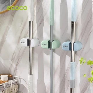 [พร้อมส่ง]Ecoco ที่แขวนไม้ถูพื้น ที่แขวนไม้กวาด ติดผนัง รุ่นไม่ต้องเจาะ ที่แขวนไม้ถูพื้น ที่หนีบไม้กวาด รับน้ำหนักเยอ
