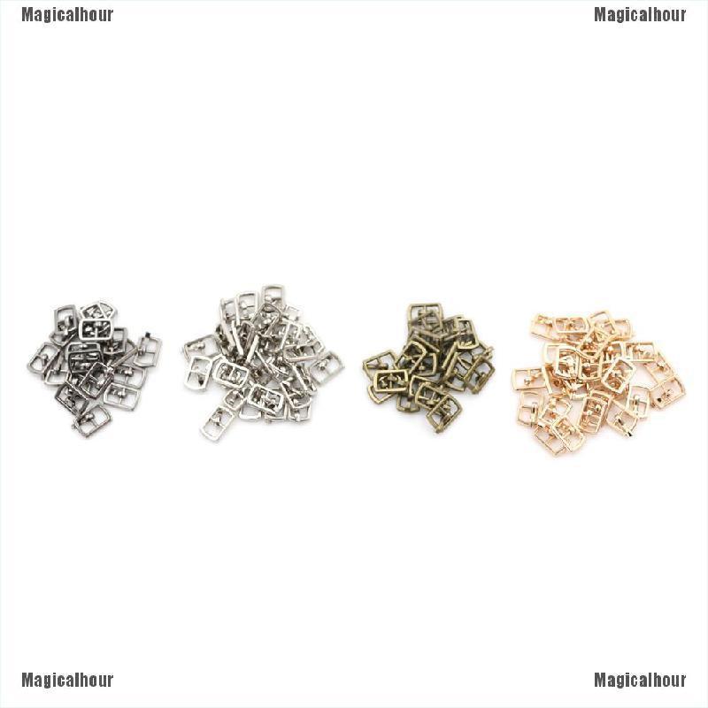 Magicalhour หัวตะขอเข็มขัดขนาดเล็ก อุปกรณ์เสริมสำหรับตุ๊กตา ขนาด 4.5mm 10 ชิ้น