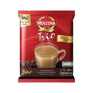 Moccona มอคโคนา ทรีโอ ริชแอนด์สมูท 27 ซอง ขนาด 486 กรัม