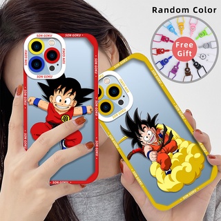 เคสโทรศัพท์มือถือ ซิลิโคนนุ่ม ลายดราก้อนบอล สําหรับ iPhone 13 Pro Max 11 12 lphone SE 2022 7 8 Plus