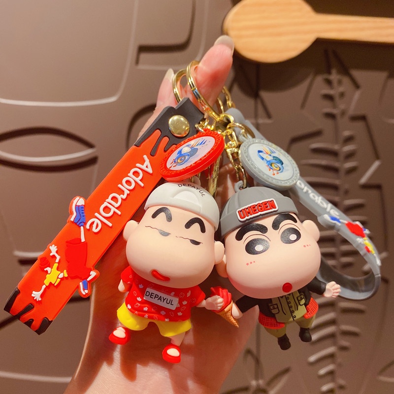 พวงกุญแจ จี้ตุ๊กตาการ์ตูน crayon Xiaoxin น่ารัก ขนาดเล็ก สร้างสรรค์ สําหรับห้อยกระเป๋า ของขวัญ
