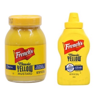 [Keto] Frenchs Classic Yellow Mustard มัสตาร์ด ขวดบีบ คีโต ทานได้ค่ะ KETO