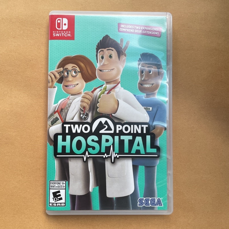 (มืองสอง) แผ่นเกม Two Point Hospital สำหรับ Nintendo Switch