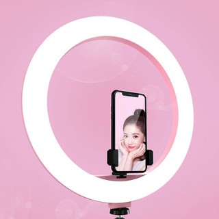 ไฟแต่งหน้า ไฟสตูดิโอ Ringlight 15นิ้ว และ18 นิ้ว ใส่มือถือได้ 3 เครื่อง ไฟวงแหวน ไฟสตูดิโอ ไฟถ่ายรูป ไฟริงไลท์ ไฟLiveสด