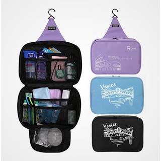 กระเป๋าใส่ของอเนกประสงค์แบบพับได้ Waterproof Foldable Toiletry and Travel Check Bag