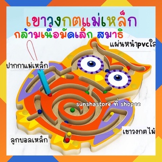 พร้อมส่ง🦖เกม เขาวงกต แม่เหล็ก🐠 เสริมพัฒนาการ เด็กเล็ก-ป.2 แถมฟรี** ปากกาแม่เหล็ก