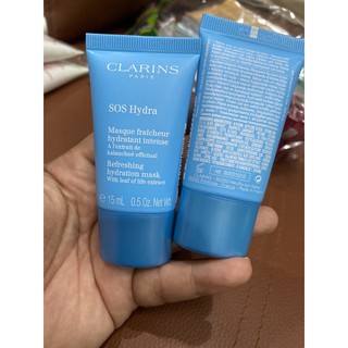 Clarins sos Hydra Masque Refeeshing hydrations mask 15ml.