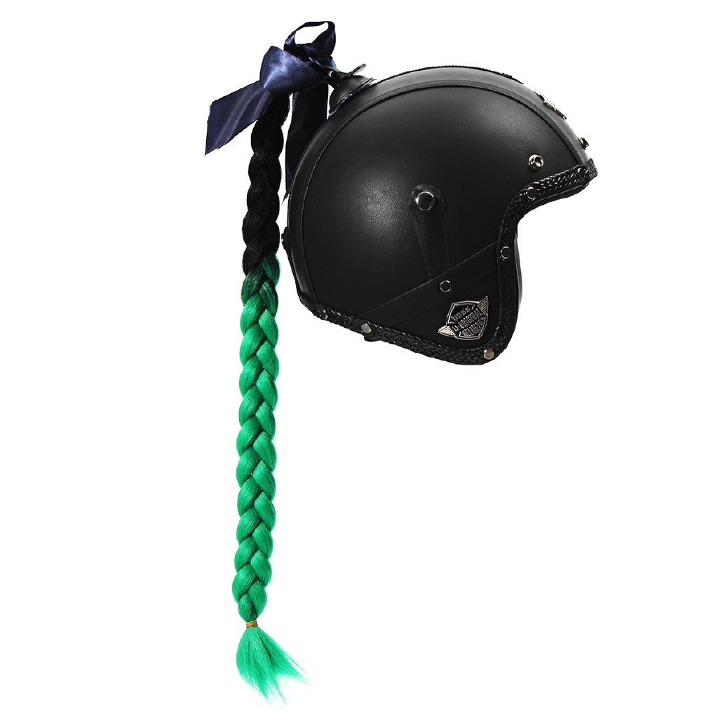 ponytail friendly motorcycle helmet