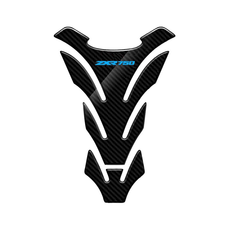 For Kawasaki NINJA ZXR750 ZXR 750  The carbon fiber 3D Fuel Tank Sticker Cover Pad Motorcycle Decora
