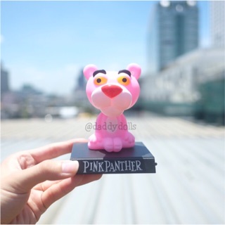 โมเดล Pink Panther เสือพิ้งค์แพนเตอร์ ท่านั่ง ส่ายหัว 4นิ้ว