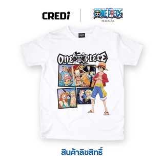 เสื้อยืดผ้าฝ้ายพรีเมี่ยมวันพีซ เสื้อยืดลายการ์ตูน ลิขสิทธิ์ No.031