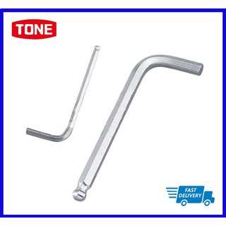 Tone Hex Key Wrench L-Type ประแจแอลหกเหลี่ยมหัวบอล (สั้น) BS ขนาด1.5 - 6 mm.