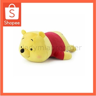 Disney ลิขสิทธิ์แท้ หมอนหมีพูห์ นอนหมอบ(Pooh sleepy) ขนาด 15 นิ้ว (พร้อมส่ง)