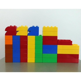 เลโก้ ดูโปร Lego Duplo เลโก้ ใหญ่ มือสองคละสี50ชิ้น