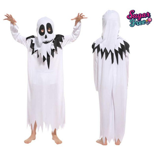 แฟนซีคอสตูมคอสเพลย์ฮัลโลวีนผู้ใหญ่ Hooded Robe Ghost Adult costume ในชุดมีชุดคลุมและฮู้ด ขนาดเหมาะกับความสูง 165-185 cm.