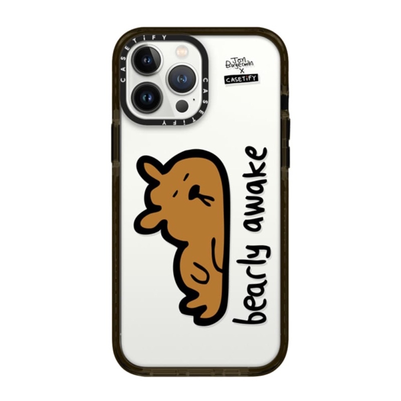 (พร้อมส่ง)XS - 13ProMax Casetify Bearly Awake by Jon Burgerman Casetify Impact Case