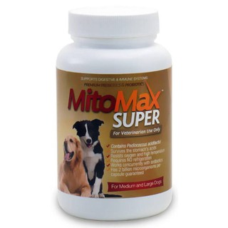 Mitomax Sper medium-large dog(Exp.01//2025)  อาหารเสริม สุนัขช่วยในระบบย่อยอาหาร และภูมิคุ้มกัน บรรจุ 30 เม็ด