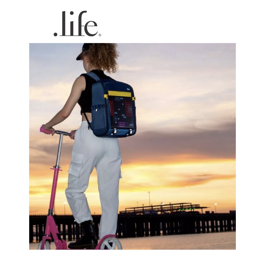DIVOOM กระเป๋าเป้ Backpack-S - Blue  by dotlife