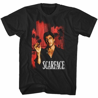 [COD]เสื้อยืด พิมพ์ลาย Scarface Tony Montana Miami Cityscape อเนกประสงค์ สําหรับผู้ชาย 2022