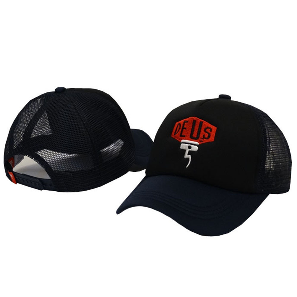 Deus Ex Machina หมวกตาข่ายยี่ห้อที่กําหนดเองปรับหมวกกีฬาที่ดี