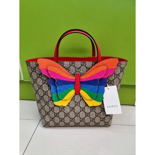 Gucci kid tote new ผีเสื้อรุ้ง