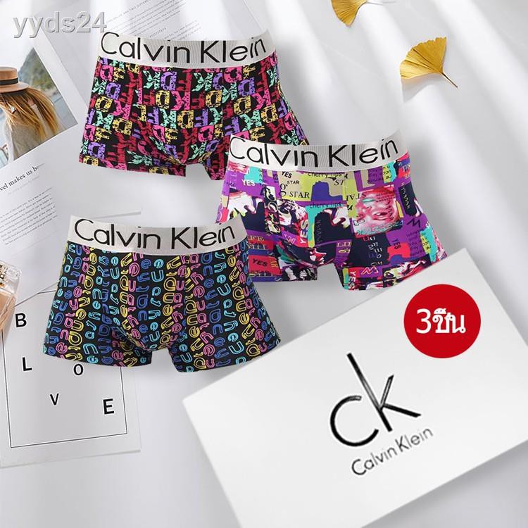 ✖Calvin Klein กางเกงในชาย ชุดชั้นในชาย CKกางเกงในชาย CK 1กล่อง มี 3 ตัว สีและแบบตามภาพ มาพร้อมกล่อง พร้อมส่งC907