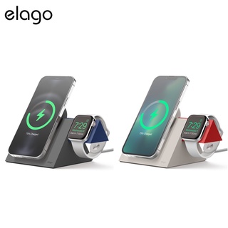 Elago Ms5 Duo Charging Stand แท่นวางมือถือไม่รวมที่ชาร์จของแท้จากอเมริกา แท่นชาร์จสำหรับ iPhone และ Watch (ของแท้100%)