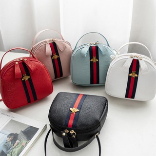 GINA กระเป๋าผ้าสะพายข้าง Mini หนัง PU