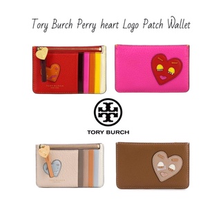 💕 Tory Burch Perry heart Logo Patch Wallett