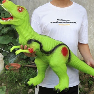 ไดโนเสาร์รุ่นจูราสสิจำลองยางนุ่มไดโนเสาร์โลก t-rex เด็กของเล่นสัตว์