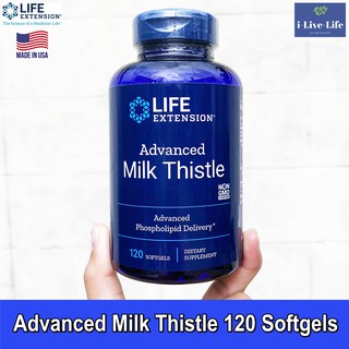 มิลค์ ทิสเซิล Advanced Milk Thistle 120 Softgels - Life Extension ช่วยฟื้นฟูการทำงานของตับให้ดีขึ้น