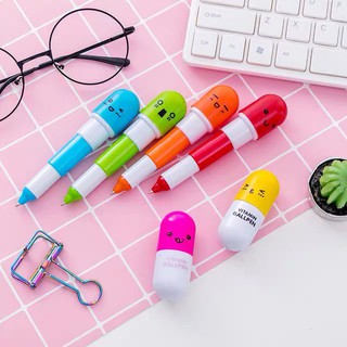 ปากกา ปากกาลูกลื่น หมึกน้ำเงิน ปากาลูกลื่นหมึกน้ำเงิน ปากกาแคปซูล  ballpen#H002