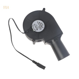 Yxa เครื่องเป่าถ่าน DC 97 มม. x 33 มม. 12V 20W พัดลม 5.5x2.1 มม. 9733 สําหรับเตาย่าง ปิกนิก ทําอาหาร DIY