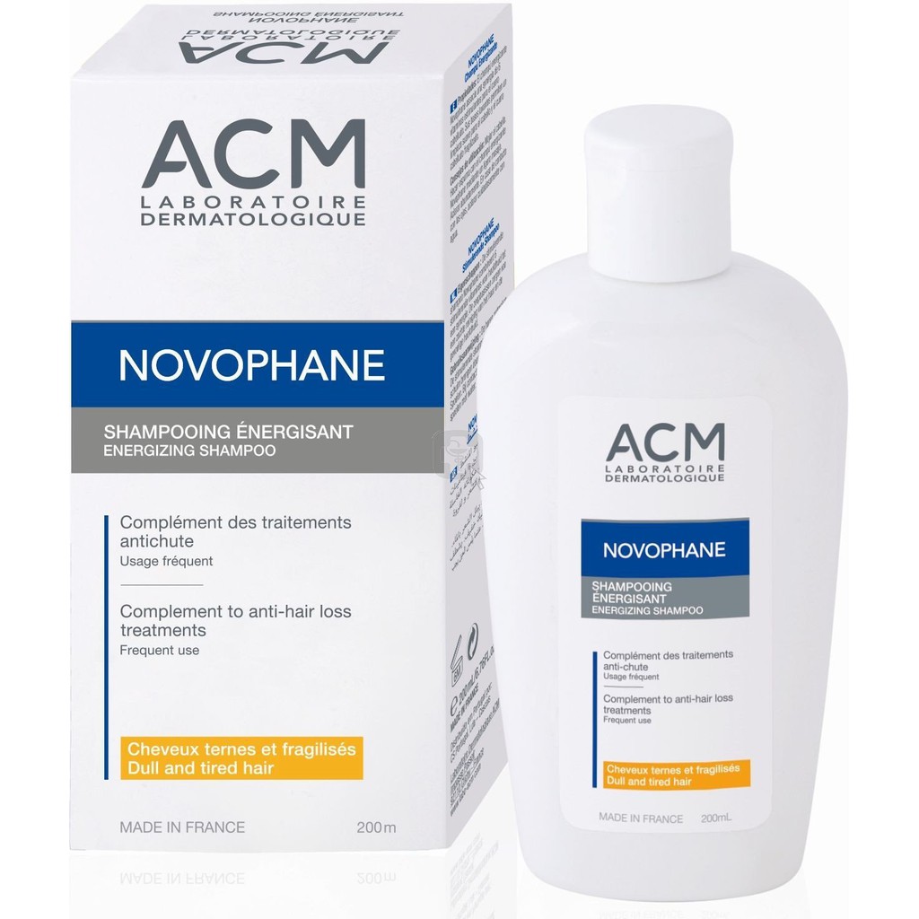 ACM NOVOPHANE Energizing Shampoo 200 ml ผมเงางาม ผมยาวเร็ว ลดการขาดหลุดร่วง ผมไม่พันกัน รักษารังแค ของแท้ ส่งเร็ว