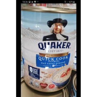 ข้าวโอ้ตกระป๋อง ตราquaker ปริมาณ 800 กรัม ราคา 199 บาท