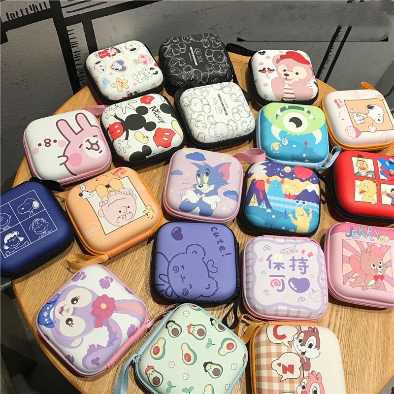 สัตว์การ์ตูนมินิการ์ตูน phone หูฟังเคสกระเป๋าหูฟังเก็บสายเคเบิ้ลกระเป๋าใส่เหรียญ case Bag