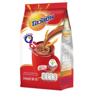 ✨นาทีทอง✨ โอวัลติน เครื่องดื่มมอลต์ รสช็อกโกแลต 300กรัม Ovaltine Chocolate Flavoured Malt Beverage 300g