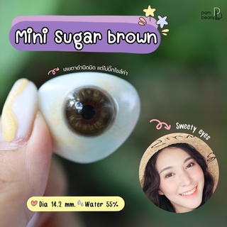 Mini Sugar brown  คอนแทคเลนส์ ขนาดมินิ kittykawai