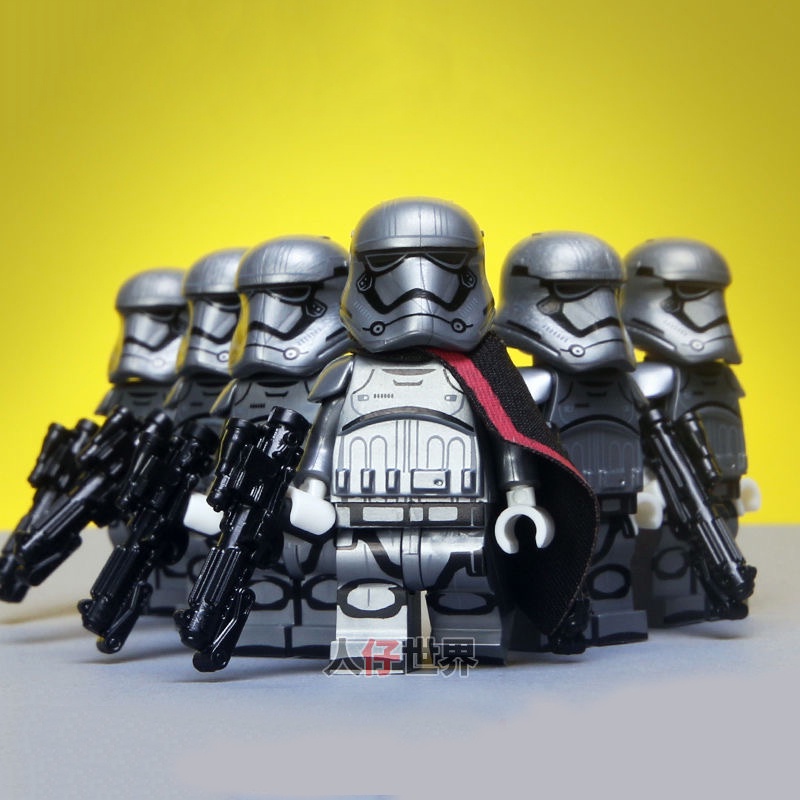 Star WARS ฟิกเกอร์ใส Darth Vader Phasma 442 Legion Commando Team ขนาดเล็ก KT1035